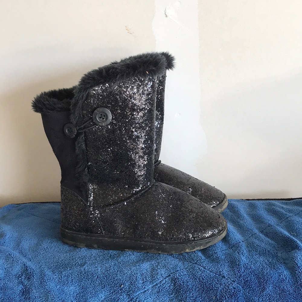 Wishful Park glitter boots size 3y